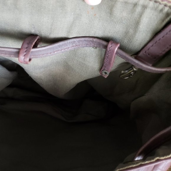 **SOLD**Ellington Heavy Duty Dark Brown Leather Unisex Backpack - Picture 8 of 9